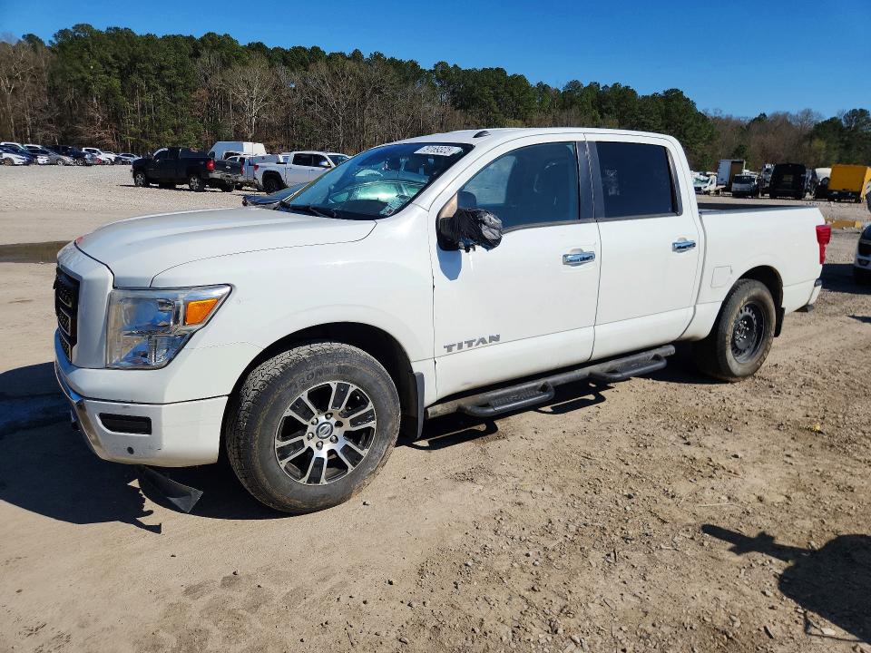2021 Nissan TITAN VIN 1N6AA1ED2MN504235 COPART salvage auction — FRONT END, La - Dealer Only Clean Title, sold $7,100 on 2026-07-24 (photo 1)