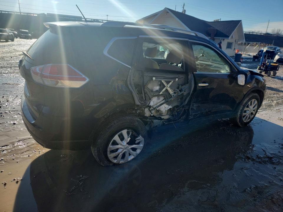 2016 Nissan Rogue VIN JN8AT2MV2GW154847 COPART salvage auction — SIDE, Salvage Title, sold $100 on 2026-07-15 (photo 3)