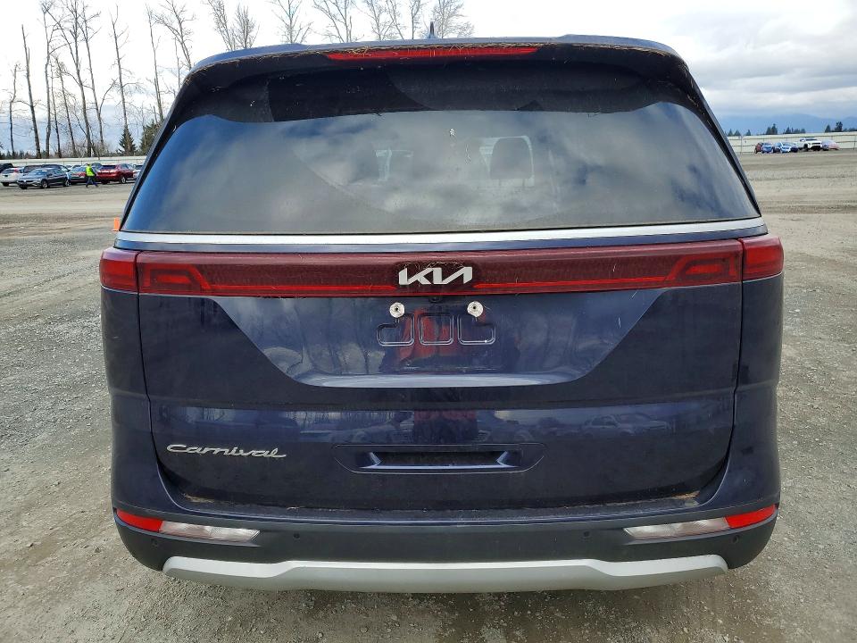 2022 Kia SEDONA VIN KNDNB4H37N6170625 COPART salvage auction — SIDE, WA - BILL OF SALE, sold $6,800 on 2026-07-20 (photo 6)