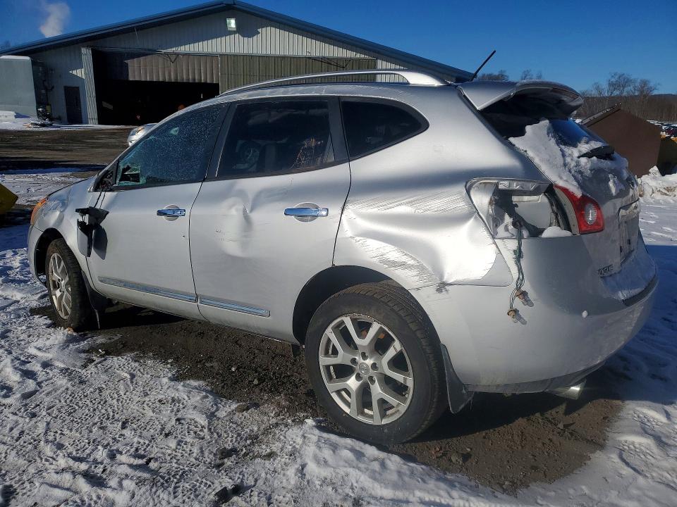 2012 Nissan Rogue VIN JN8AS5MV1CW411933 COPART salvage auction — ROLLOVER, Ct - Cert Of Title-Salvage, sold $475 on 2026-07-23 (photo 2)