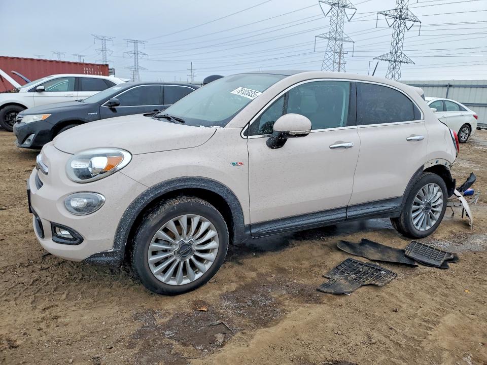 2016 Fiat 500x VIN ZFBCFYDT4GP501122 COPART salvage auction — REAR END, Il - Salvage Certificate, sold $2,250 on 2026-08-13 (photo 1)
