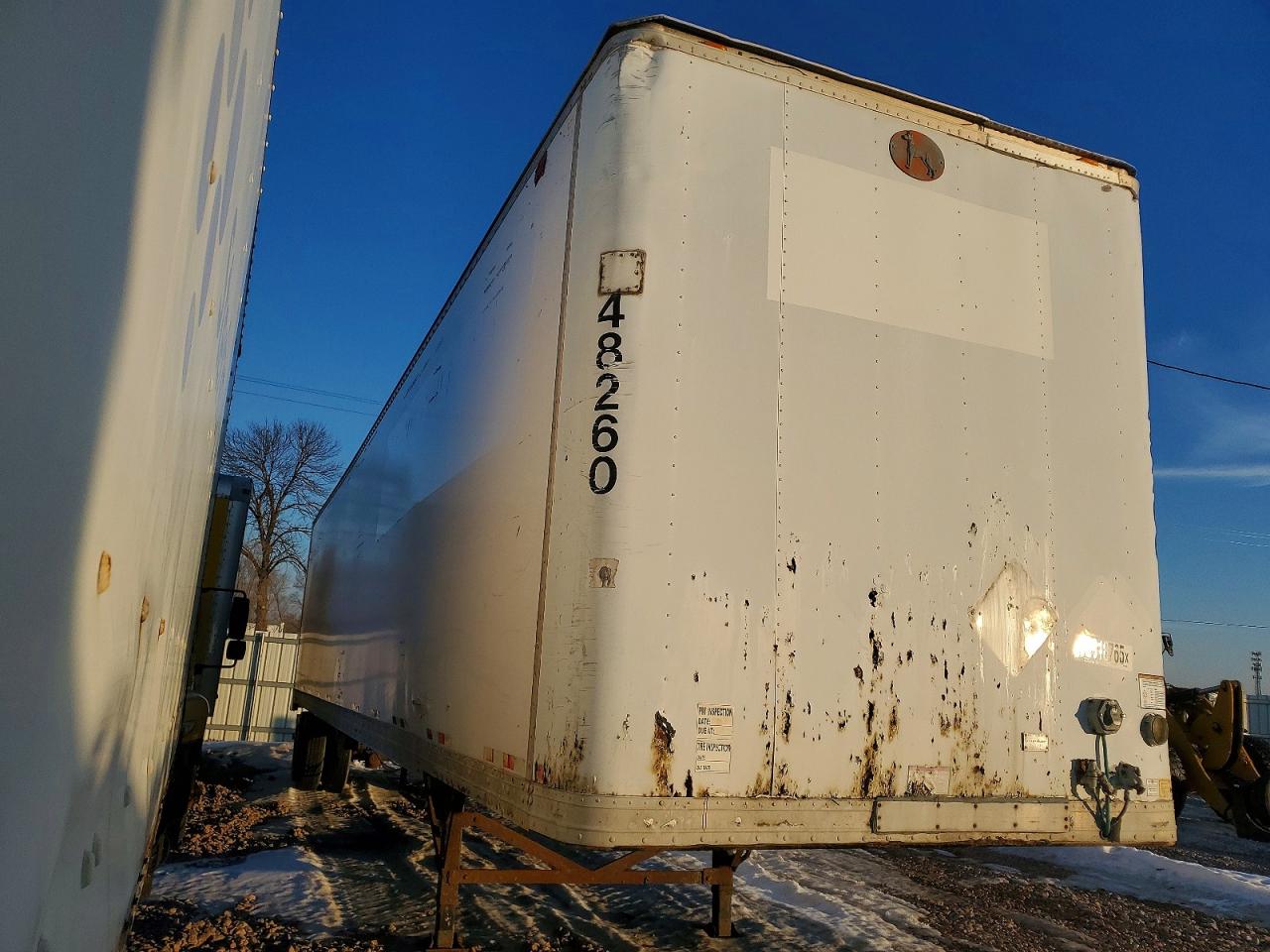 2000 Great Dane Refer VIN 1GRAA9620YB018020 — COPART salvage auction photo