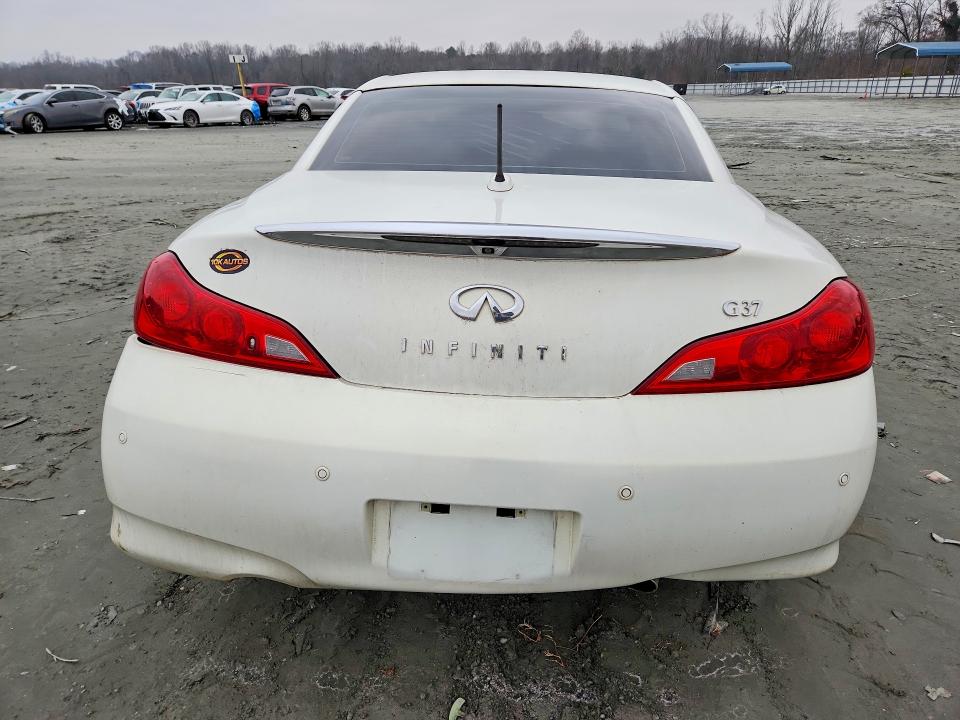 2011 Infiniti G VIN JN1CV6FE6BM951287 COPART salvage auction — FRONT END, Sc - Cert Of Title-Salvage, sold $1,050 on 2026-07-20 (photo 6)