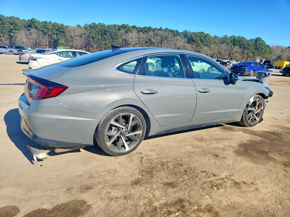 2023 Hyundai Sonata VIN KMHL44J21PA283288 COPART salvage auction — FRONT END, ID - SALVAGE CERTIFICATE OF TITLE, sold $6,300 on 2026-07-24 (photo 3)