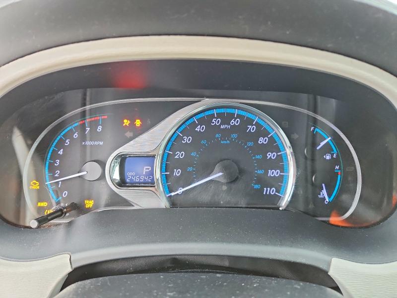 2012 Toyota Sienna VIN 5TDDK3DC2CS043032 COPART salvage auction — MECHANICAL, In - Bill Of Sale - Parts Only, sold $3,390 on 2026-07-04 (photo 9)