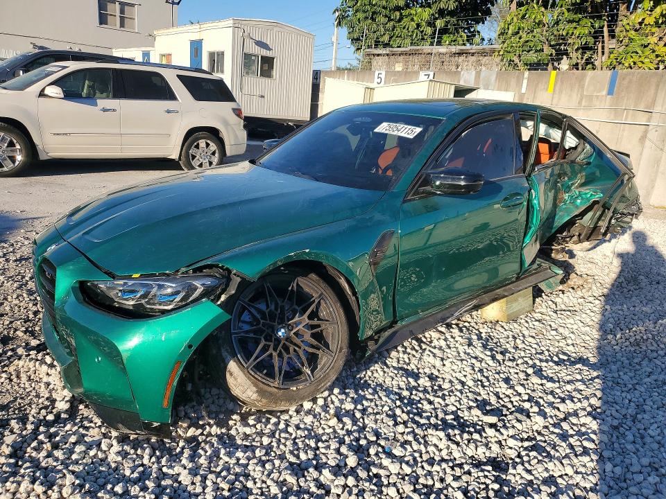 2024 BMW M3 VIN WBS43AY03RFS16186 — COPART salvage auction photo