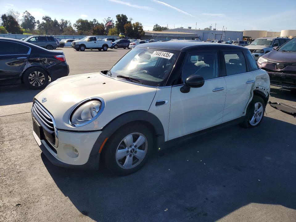2017 Mini Cooper VIN WMWXU1C38H2F77082 COPART salvage auction — REAR END, Ca - Salvage Certificate, sold $2,850 on 2026-07-08 (photo 1)