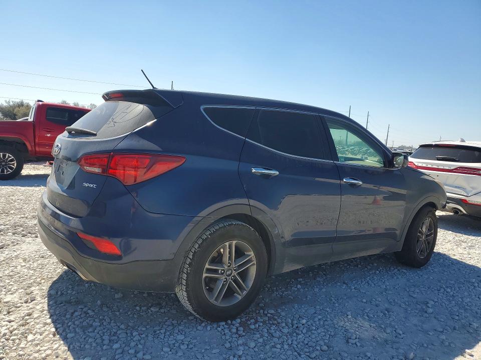 2018 Hyundai Santa fe VIN 5XYZT3LB3JG527832 COPART salvage auction — FRONT END, Tx - Certificate Of Title, sold $1,950 on 2026-07-30 (photo 3)