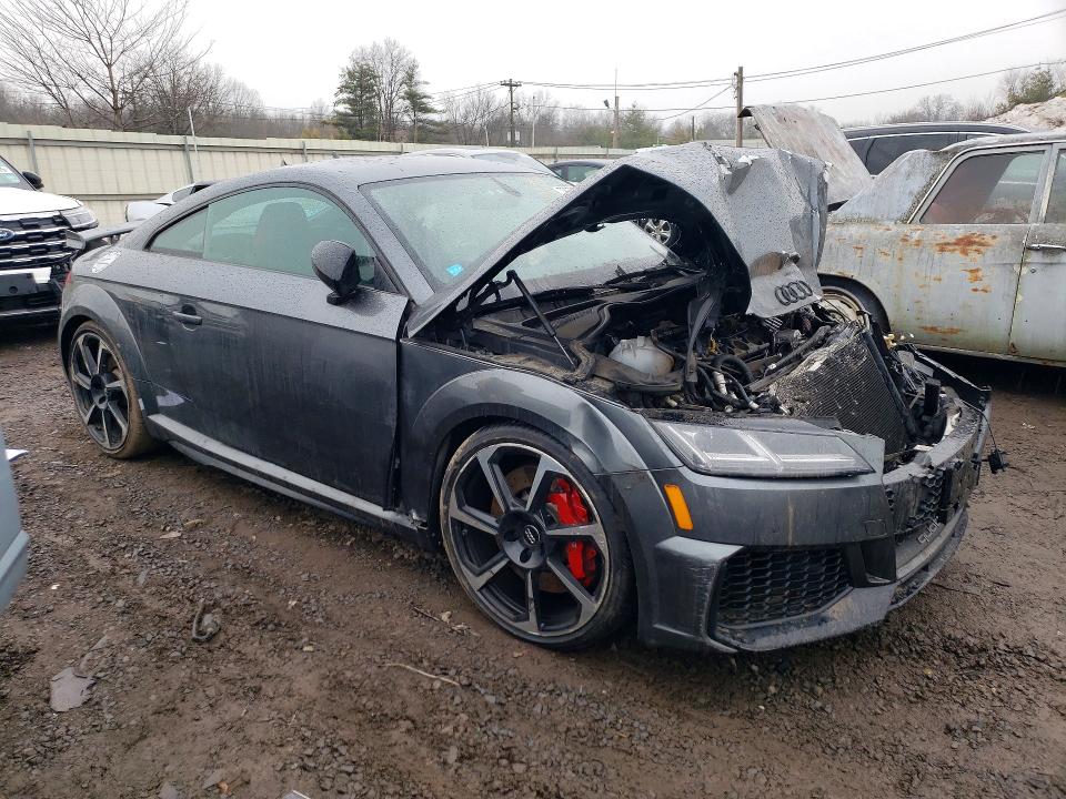 2019 Audi Tt rs VIN WUAASAFV5K1900075 COPART salvage auction — FRONT END, Nj - Cert Of Title-Salvage, sold $10,900 on 2026-07-17 (photo 4)