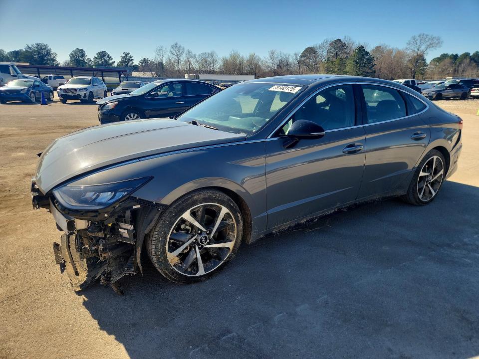 2023 Hyundai Sonata VIN KMHL44J21PA283288 COPART salvage auction — FRONT END, ID - SALVAGE CERTIFICATE OF TITLE, sold $6,300 on 2026-07-24 (photo 1)