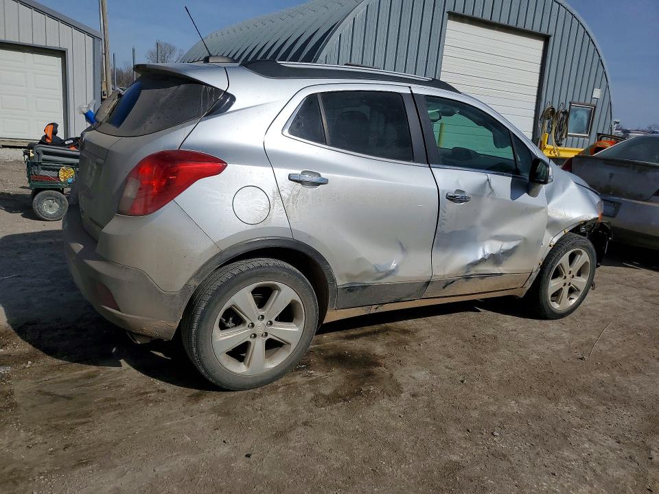 2015 Buick Encore VIN KL4CJBSB9FB041772 COPART salvage auction — FRONT END, Wv - Salvage Certificate, sold $1,400 on 2026-07-06 (photo 3)