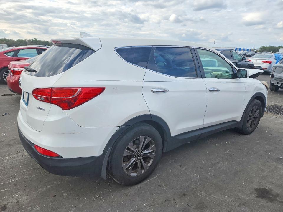 2014 Hyundai Santa fe VIN 5XYZT3LBXEG184961 COPART salvage auction — FRONT END, Salvage Title, sold $500 on 2026-07-20 (photo 3)