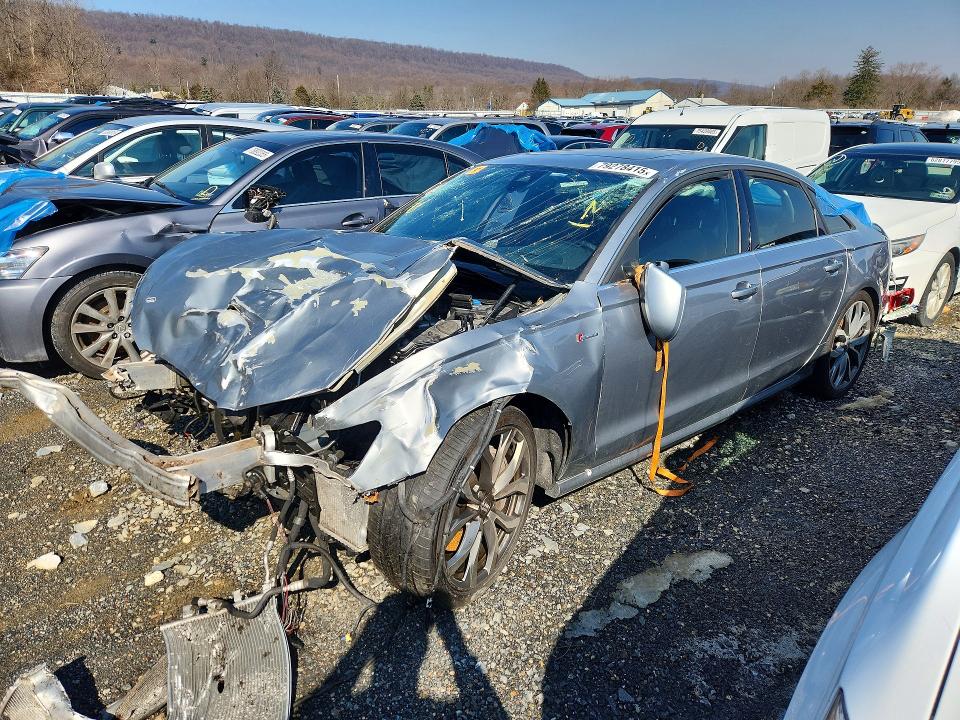 2013 Audi A6 VIN WAUJGAFCXDN105805 COPART salvage auction — ALL OVER, Pa - Certificate Of Salvage, sold $300 on 2026-07-14 (photo 1)