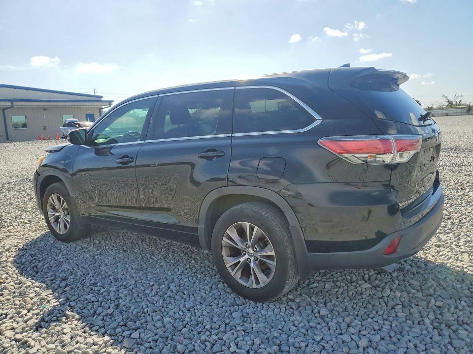 2015 Toyota Highlander VIN 5TDZKRFH2FS103493 COPART salvage auction — FRONT END, Fl - Cert Of Title Slvg Rebuildable, sold $7,400 on 2026-07-07 (photo 2)