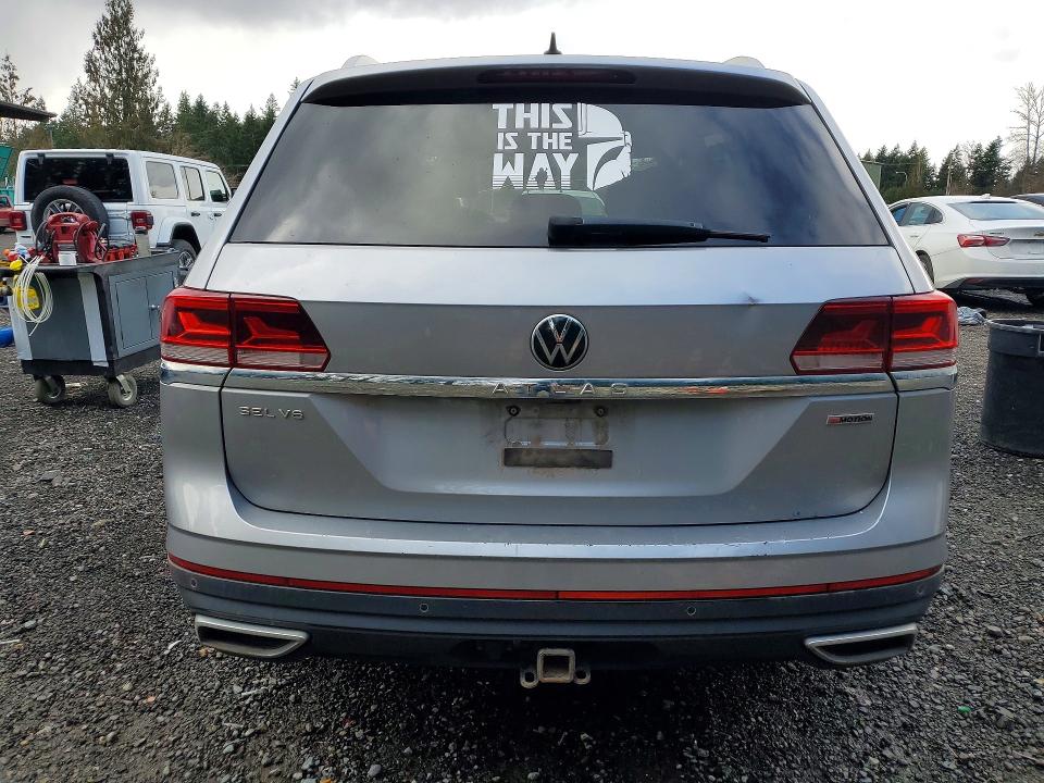 2021 Volkswagen Atlas VIN 1V2BR2CA8MC537426 COPART salvage auction — UNDERCARRIAGE, Va - Certificate Of Title, sold $6,200 on 2026-07-10 (photo 6)