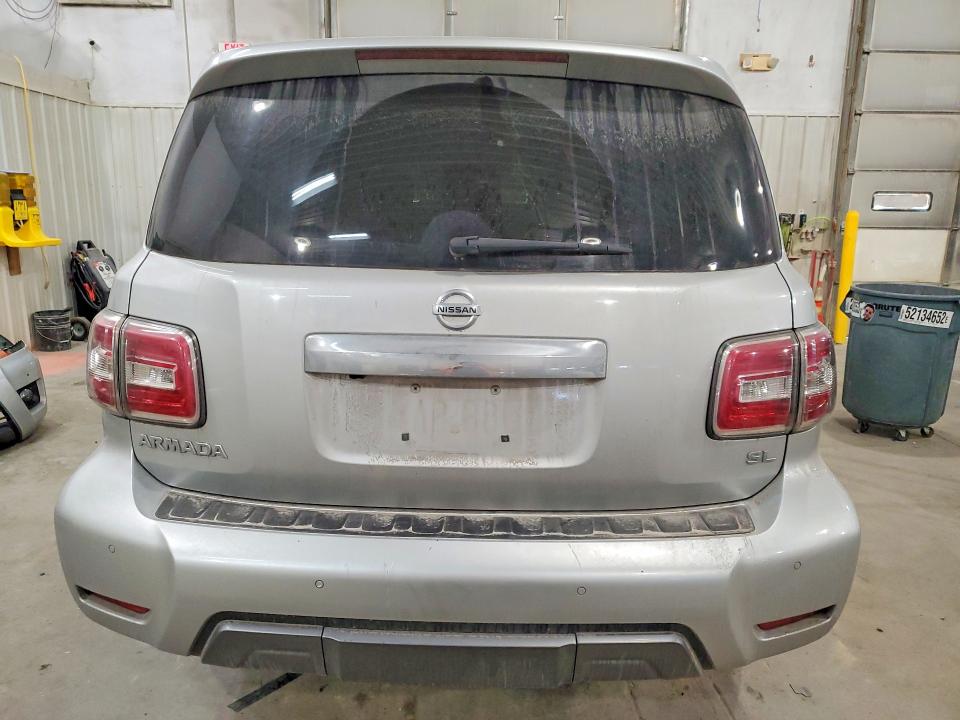 2019 Nissan Armada VIN JN8AY2NDXK9091852 COPART salvage auction — FRONT END, MO - SALVAGE CERTIFICATE OF TITLE, sold $7,200 on 2026-07-28 (photo 6)