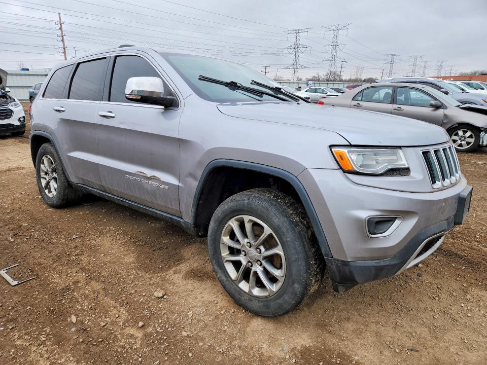 2015 Jeep Grand cherokee VIN 1C4RJFBG4FC205507 COPART salvage auction — FRONT END, Il - Salvage Certificate, sold $2,300 on 2026-07-09 (photo 4)