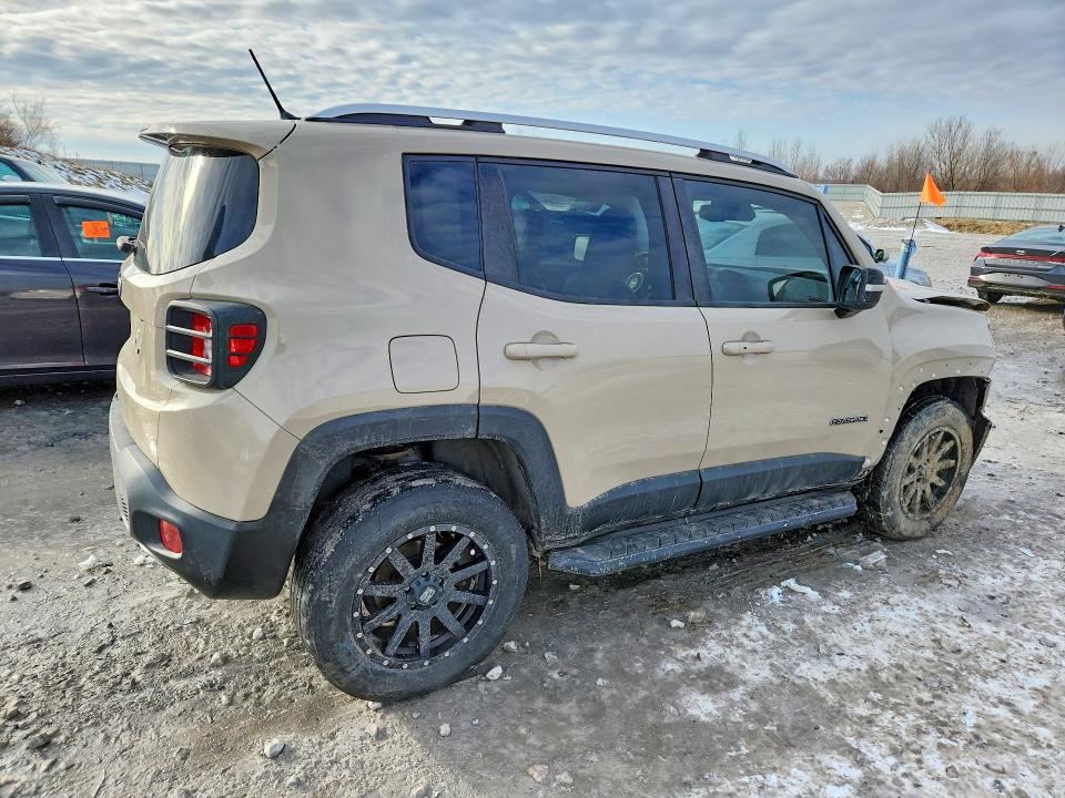 2016 Jeep Renegade VIN ZACCJBDT3GPC64697 COPART salvage auction — FRONT END, Mi - Cert Of Title-Salvage Vehicle, sold $1,100 on 2026-07-09 (photo 3)