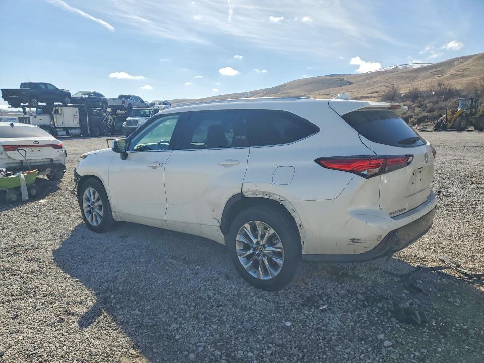 2020 Toyota Highlander VIN 5TDDZRBH6LS050935 COPART salvage auction — FRONT END, Nv - Salvage Title, sold $13,500 on 2026-07-16 (photo 2)