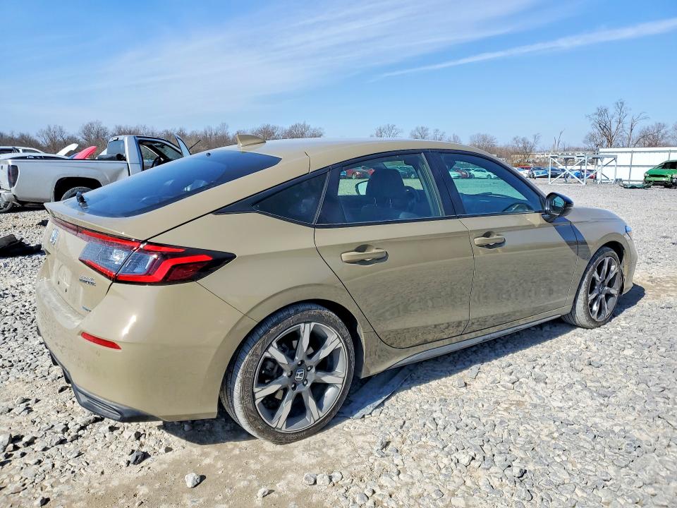 2025 Honda Civic VIN JHMFL4H91SX000772 COPART salvage auction — FRONT END, Mo - Salvage Certificate Of Title, sold $10,600 on 2026-07-28 (photo 3)