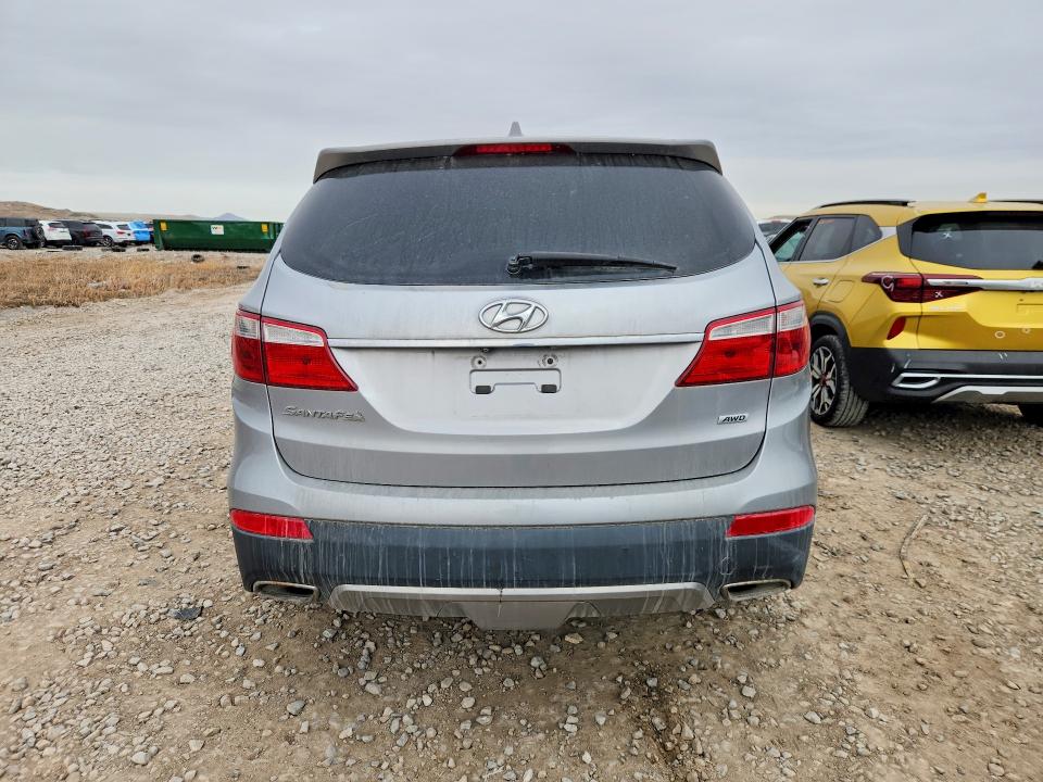 2015 Hyundai Santa fe VIN KM8SMDHF4FU090618 COPART salvage auction — BURN, Ut - Salvage Certificate, sold $125 on 2026-07-21 (photo 6)