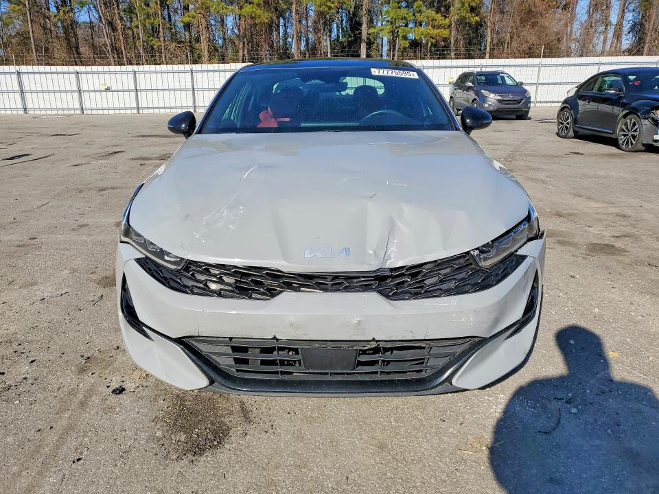 2024 Kia K5 VIN 5XXG64J25RG261432 COPART salvage auction — FRONT END, Nc - Salvage Certificate Of Title, sold $8,300 on 2026-07-14 (photo 5)