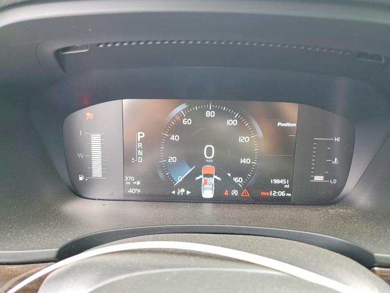 2018 Volvo S90 VIN LVY982MK2JP035289 COPART salvage auction — FRONT END, Nj - Cert Of Title-Salvage, sold $1,500 on 2026-07-07 (photo 9)