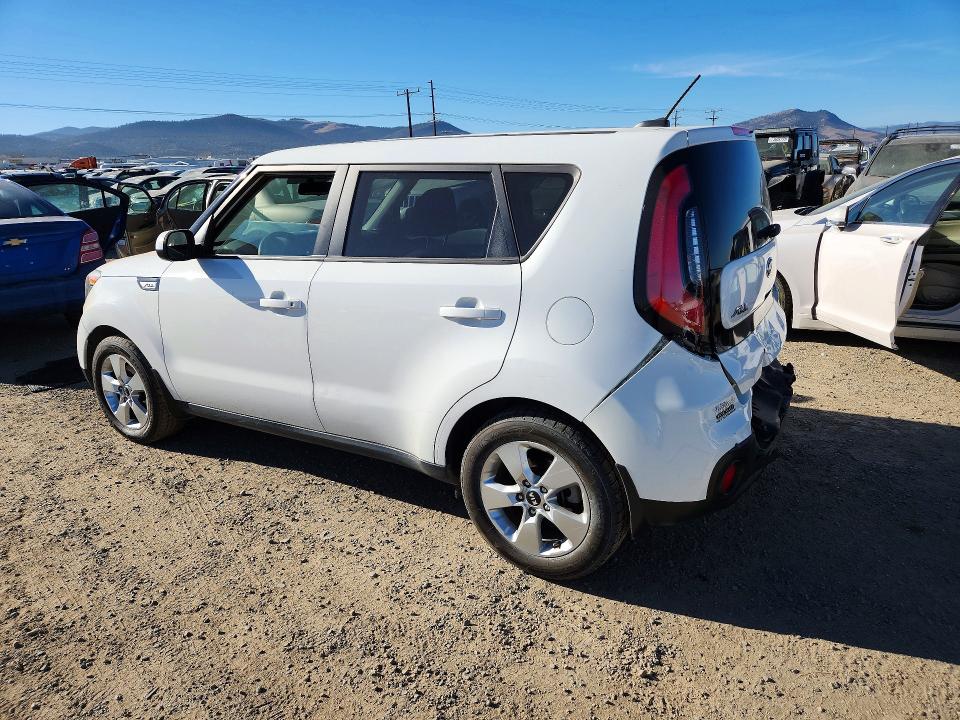 2017 Kia Soul VIN KNDJN2A26H7480744 COPART salvage auction — REAR END, Id - Salvage Certificate Of Title, sold $225 on 2026-07-28 (photo 2)