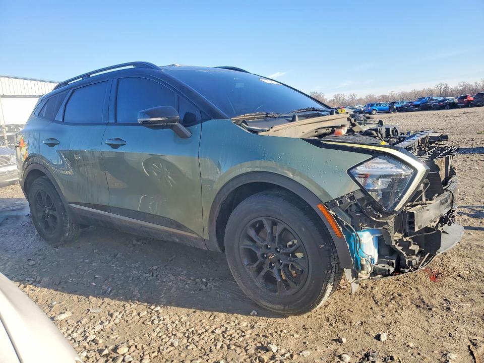 2023 Kia Sportage VIN 5XYK7CAF6PG025773 COPART salvage auction — FRONT END, Il - Salvage Certificate, sold $6,200 on 2026-07-22 (photo 4)
