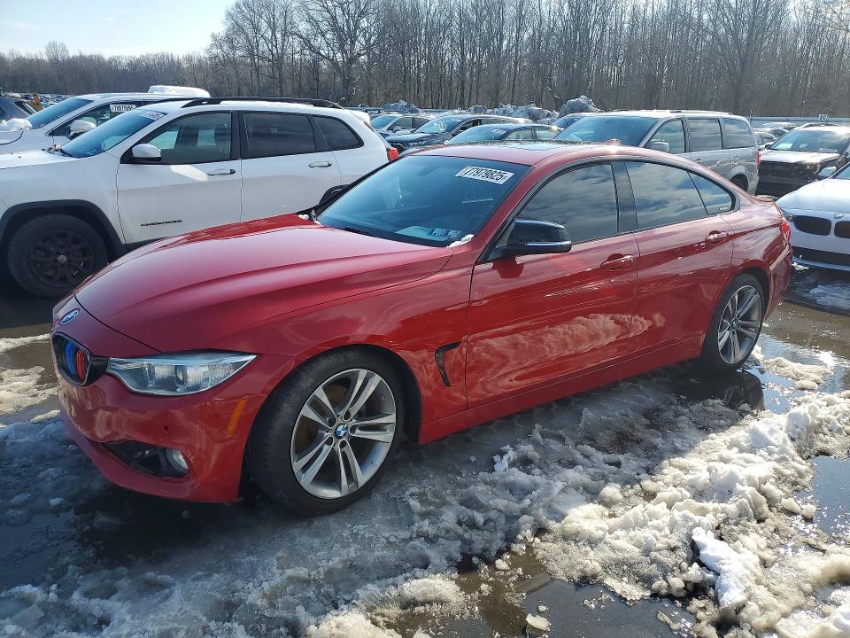 2015 BMW 4er VIN WBA4A9C59FGL87185 COPART salvage auction — REAR END, Nj - Cert Of Title-Salvage, sold $975 on 2026-08-18 (photo 1)