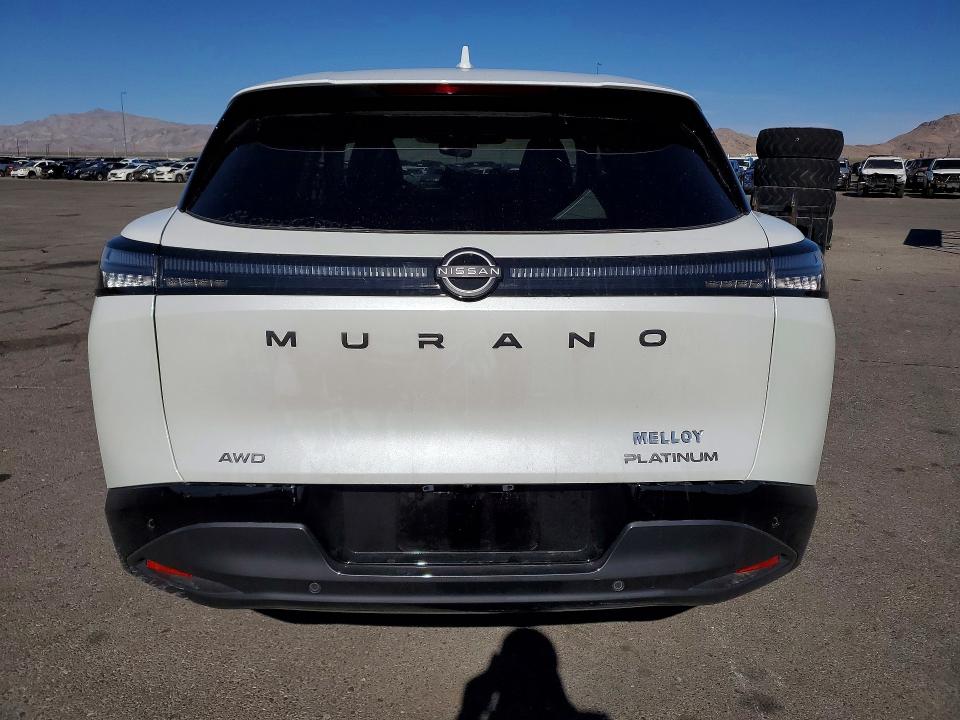 2025 Nissan Murano VIN 5N1AZ3DT7SC140138 COPART salvage auction — FRONT END, NV - SALVAGE TITLE, sold $11,500 on 2026-07-22 (photo 6)