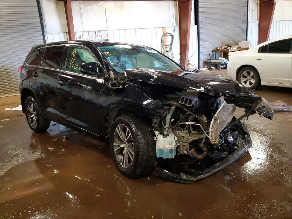 2018 Toyota Highlander VIN 5TDBZRFH7JS880998 COPART salvage auction — SIDE, Mi - Certificate Of Title, sold $550 on 2026-07-24 (photo 4)