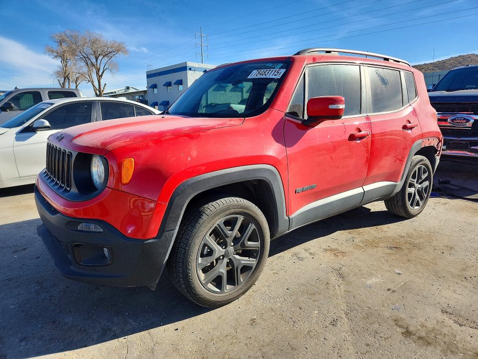 2018 Jeep Renegade VIN ZACCJBBB9JPH20414 COPART salvage auction — REAR END, NM - CERT OF TITLE-SALVAGE, sold $1,350 on 2026-08-20 (photo 1)