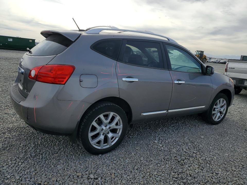 2011 Nissan Rogue VIN JN8AS5MV3BW681373 COPART salvage auction — FRONT END, Il - Salvage Certificate, sold $800 on 2026-07-23 (photo 3)