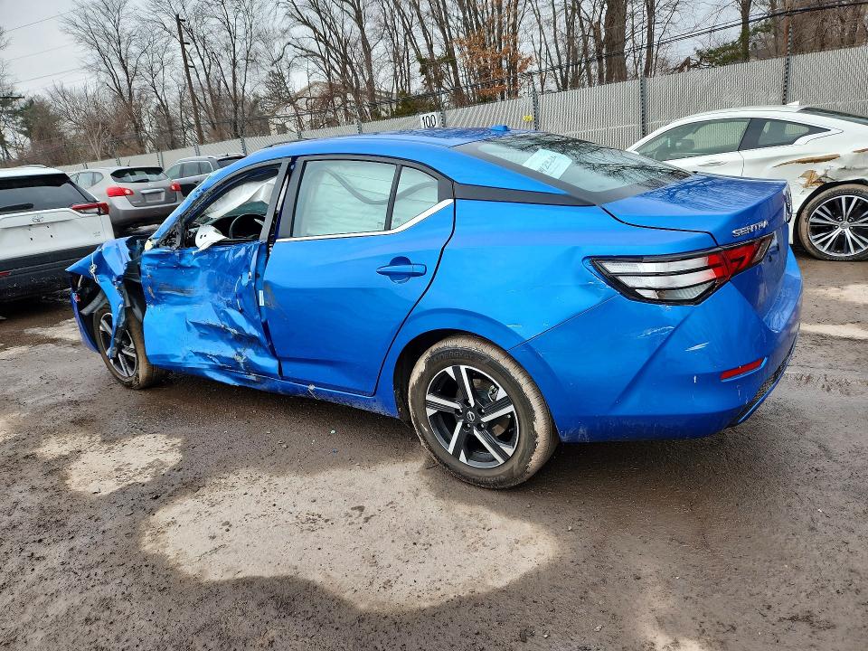 2025 Nissan Sentra VIN 3N1AB8CV6SY274139 COPART salvage auction — SIDE, Salvage Title, sold $1,850 on 2026-07-20 (photo 2)