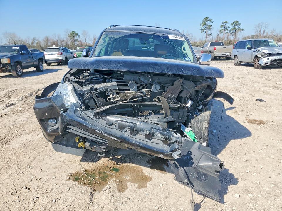 2017 Nissan Armada VIN JN8AY2NF0H9304415 COPART salvage auction — FRONT END, Tx - Salvage Vehicle Title, sold $2,850 on 2026-07-10 (photo 5)