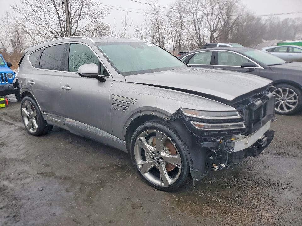 2023 Genesis Gv80 VIN KMUHCESC0PU122548 COPART salvage auction — REAR END, Nj - Cert Of Title-Salvage, sold $14,300 on 2026-07-09 (photo 4)