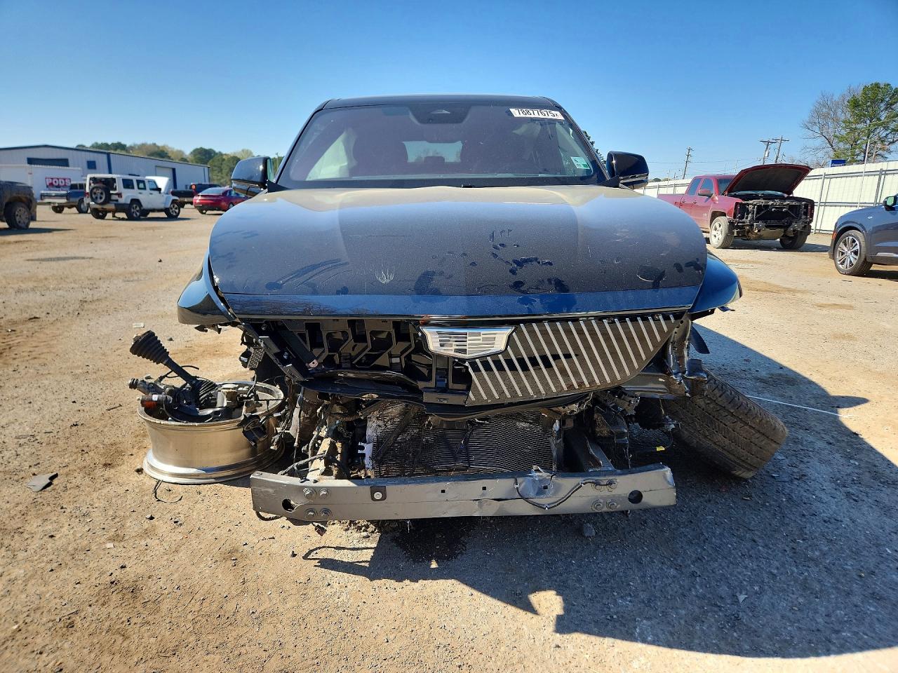 2026 Cadillac Escalade VIN 1GYTEEKL7TU100087 COPART salvage auction — Front End, LA - CERT OF TITLE-SALVAGE, sold $29,500 on 2026-07-02 (photo 5)