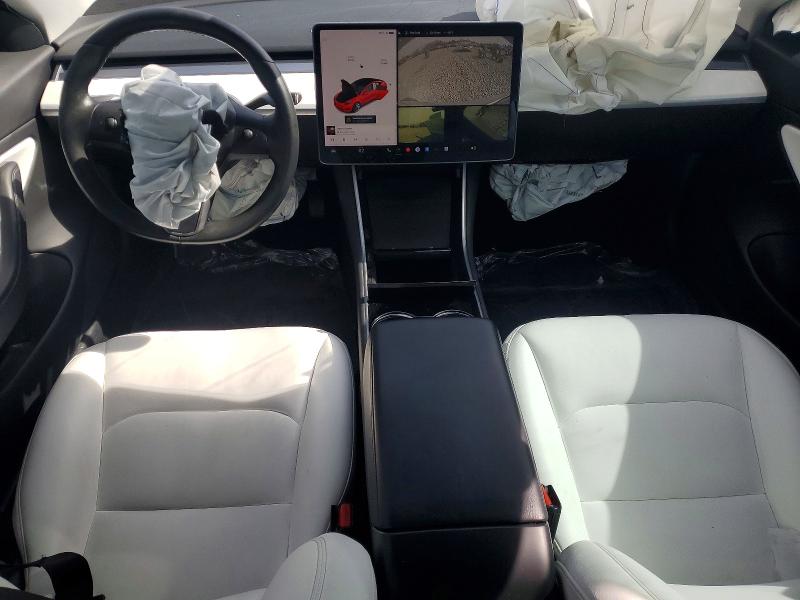 2018 Tesla Model 3 VIN 5YJ3E1EB6JF097335 COPART salvage auction — FRONT END, NC - UNREGISTERABLE CERT OF TITLE, sold $6,000 on 2026-07-29 (photo 8)