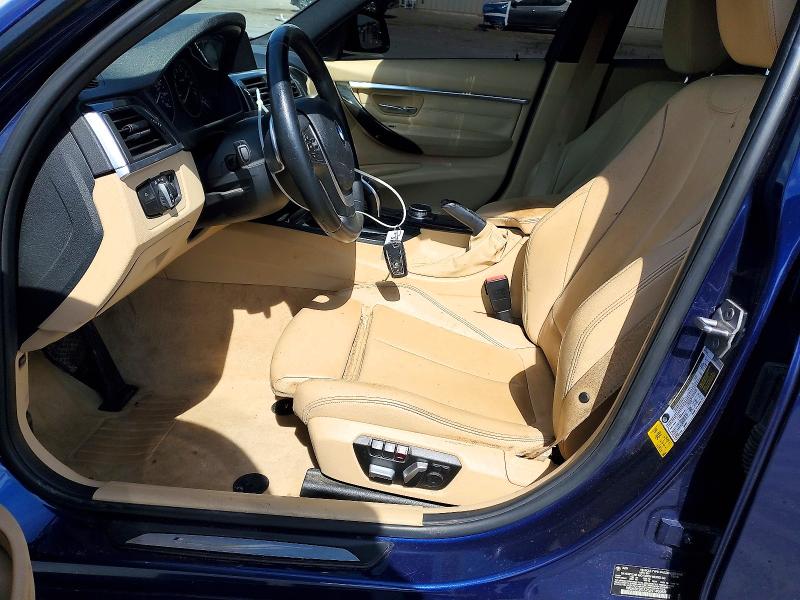 2016 BMW 3er VIN WBA8E9G52GNT46068 COPART salvage auction — FRONT END, Salvage Title, sold $2,050 on 2026-08-17 (photo 7)