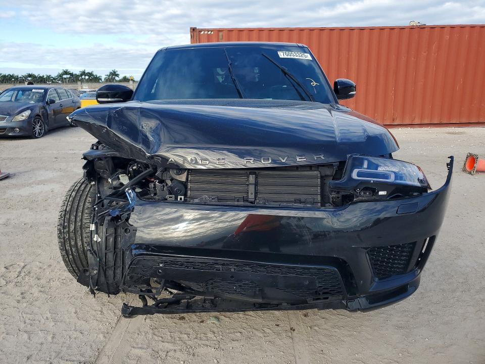 2021 Land rover Range rover sport VIN SALWR2SU9MA752185 COPART salvage auction — FRONT END, FL - CERT OF TITLE SLVG REBUILDABLE, sold $7,900 on 2026-07-08 (photo 5)