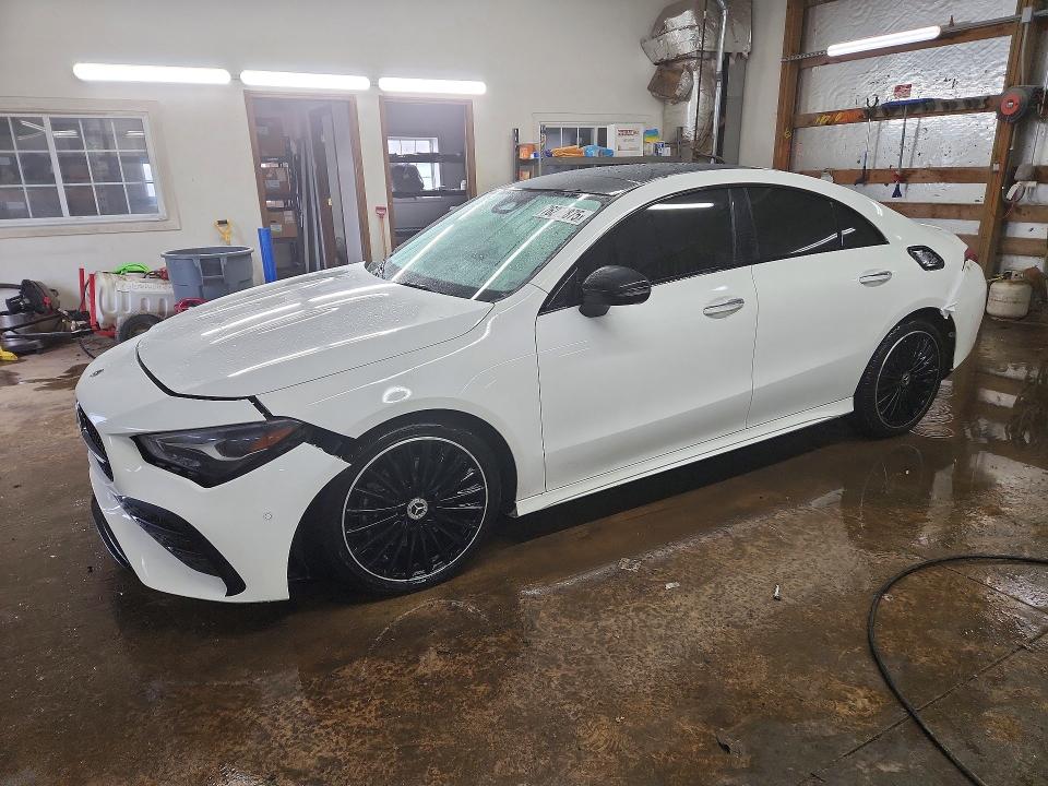 2024 Mercedes-benz Cla-klasse VIN W1K5J4HB2RN452361 COPART salvage auction — FRONT END, IL - SALVAGE CERTIFICATE, sold $13,300 on 2026-07-06 (photo 1)