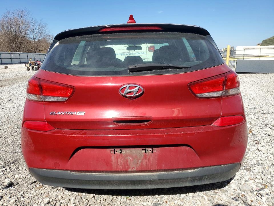 2018 Hyundai Elantra VIN KMHH35LE0JU043810 COPART salvage auction — HAIL, Ar - Cert Of Title-Salvage, sold $2,200 on 2026-07-06 (photo 6)