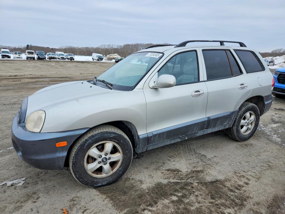 2005 Hyundai Santa fe VIN KM8SC73E95U880885 COPART salvage auction — FRONT END, MA - CERT OF TITLE-RECONSTRCTD COLL, sold $450 on 2026-07-15 (photo 1)