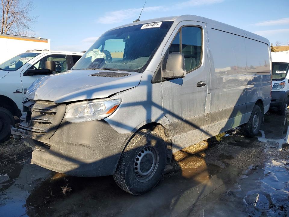 2025 Mercedes-benz Sprinter 2500 VIN W1Y4KBHY0ST196598 COPART salvage auction — FRONT END, IL - SALVAGE CERTIFICATE, sold $15,400 on 2026-07-08 (photo 1)