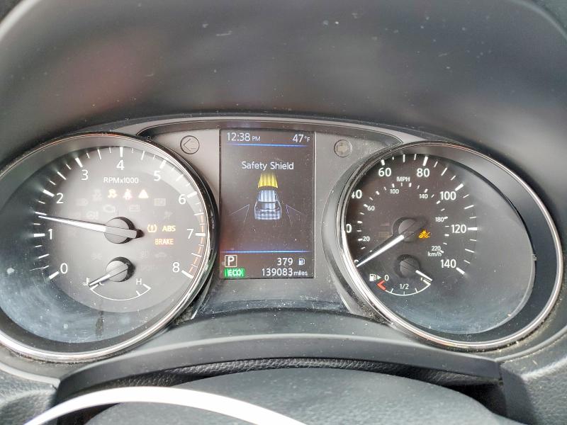 2018 Nissan Rogue VIN KNMAT2MT8JP568419 COPART salvage auction — FRONT END, Sc - Salvage Title, sold $1,000 on 2026-07-21 (photo 9)