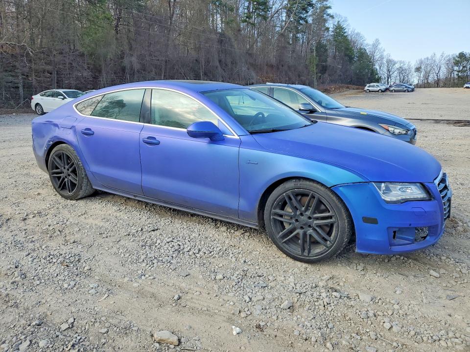 2015 Audi A7 VIN WAUWGAFC1FN004192 COPART salvage auction — REAR END, Wv - Salvage Certificate, sold $500 on 2026-07-07 (photo 4)