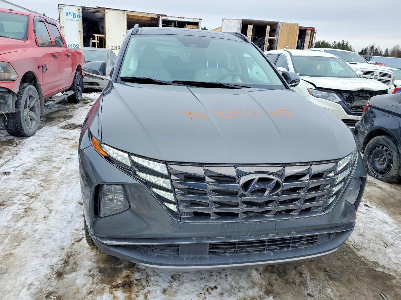 2023 Hyundai Tucson VIN KM8JCCA12PU129344 COPART salvage auction — FRONT END, Qc - Gravement Accidente, sold $2,400 on 2026-07-07 (photo 5)