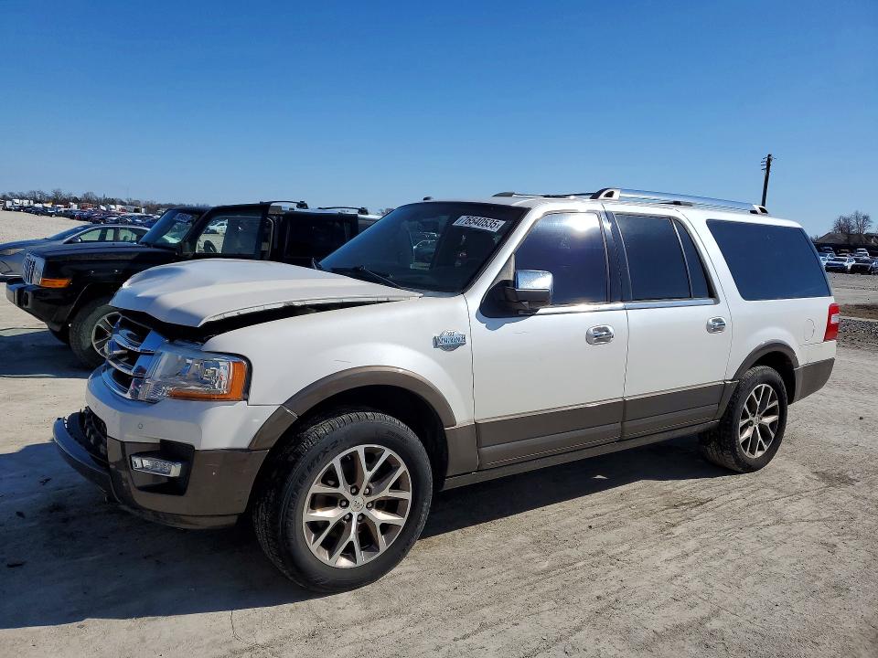 2017 Ford Expedition VIN 1FMJK1JT9HEA30136 COPART salvage auction — FRONT END, Salvage Title, sold $600 on 2026-07-20 (photo 1)