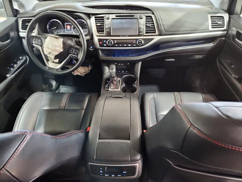 2019 Toyota Highlander VIN 5TDJZRFH7KS973517 COPART salvage auction — FRONT END, Salvage Title, sold $225 on 2026-07-23 (photo 8)